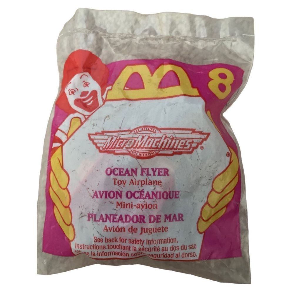 McDonalds Happy Meal Micro Machines Ocean Flyer #8 1996